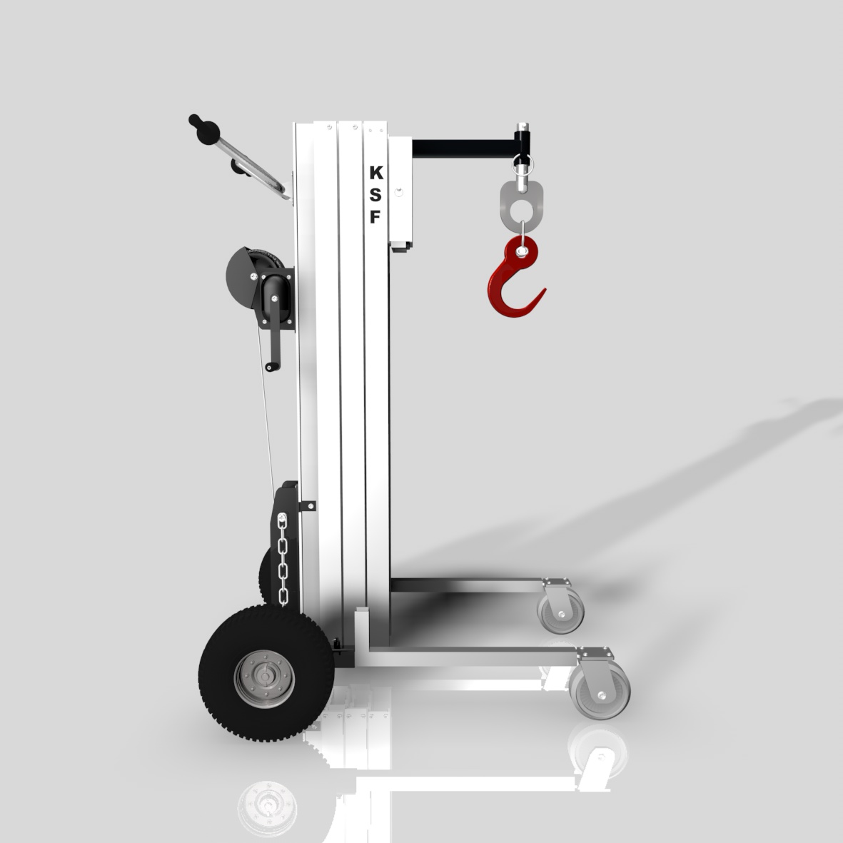 podnośnik BD1, BD2 z hakiem