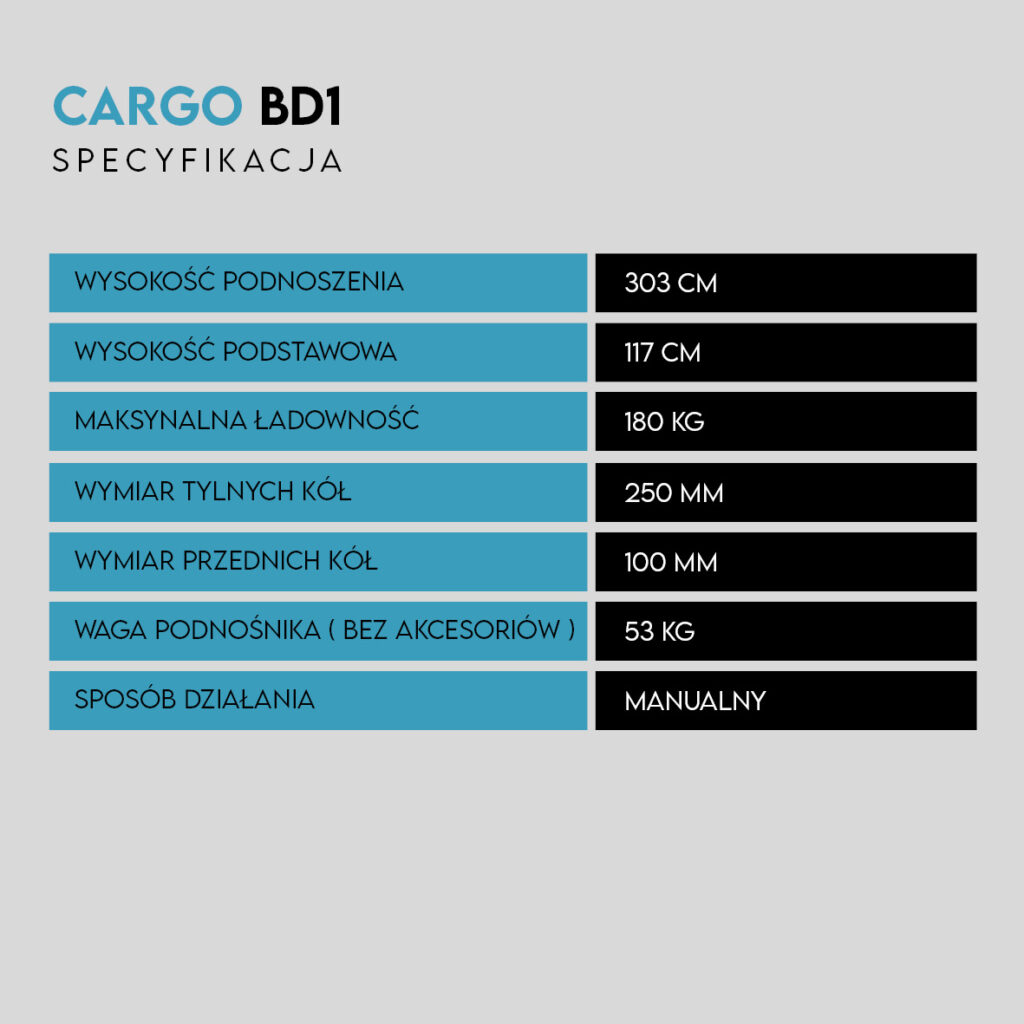 podnośnik CARGO BD1